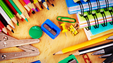  School Supplies Button